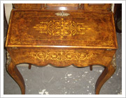 Victorian Marquetry Inlaid Desk